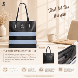 TÚI TOTE TIMELESS DA BÒ THẬT CAO CẤP BLANDA