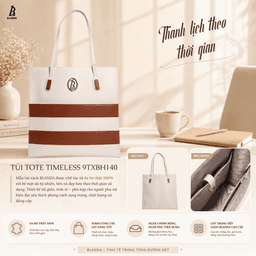 TÚI TOTE TIMELESS DA BÒ THẬT CAO CẤP BLANDA
