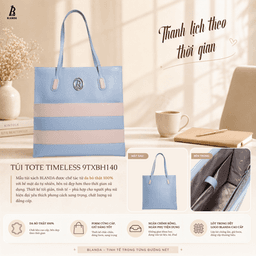 TÚI TOTE TIMELESS DA BÒ THẬT CAO CẤP BLANDA